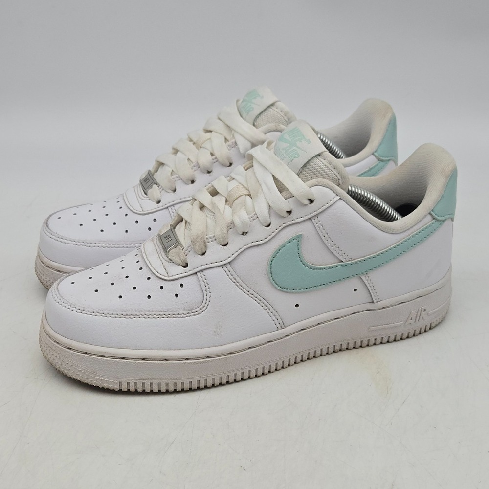 Nike Air Force 1 '07 Jade Ice Sneakers Shoes Womens Size 6 White Green